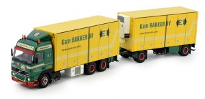 VOLVO FH12 Gl. 6x4 Porteur avec remorque 2 Essieux GAM BAKKER