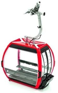 JC82101 - Télécabine 10 personnes Omega V rouge 1/87