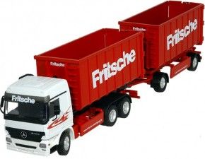 CON40156 - MERCEDES Actros 6x4 porte-benne avec Remorque 2 Essieux Container FRITSCHE