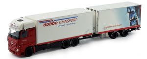 MERCEDES Actros MP4 6x2 porteur avec remorque 2 Essieux DOBBE Transport