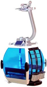 Télécabine vitres bleue Omega IV