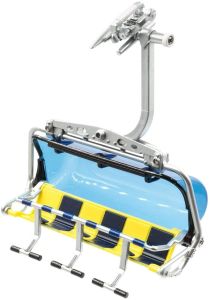 JC86400 - Télésiège 6 personnes Jaune et bleu