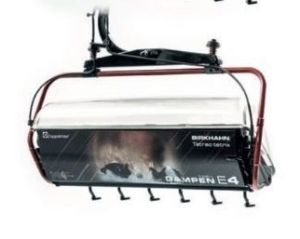 JC86501-4 - Télésiège 6 Personnes GAMPENBAHN coq noir