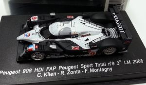 SPA87S087 - PEUGEOT 908 HDI FAP #9 – 3 éme du Mans 2008 C.KLIEN.  R.ZONTA.  F .MONTAGNY