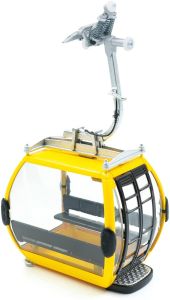Télécabine 10 personnes Omega IV jaune