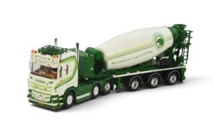 TEK90591 - SCANIA Next Gen. R530-V8 6x4 avec remorque malaxeur de béton  3 Essieux PATRICK VAN DEN HOEVEN