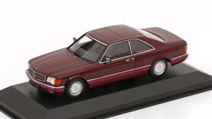 MXC940035124 - MERCEDES-BENZ 560 SEC 1980 Rouge foncé