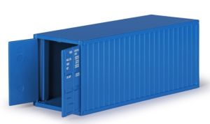 CON99928/17 - Container 20 Pieds Bleu