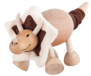 Animal en Bois - Triceratops