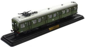Automotrice Type Z-23237 SNCF n°308 verte toit gris première et seconde classe de la ligne des Sceaux de la série Les Automotrices des Réseaux Français machine non-fonctionnel