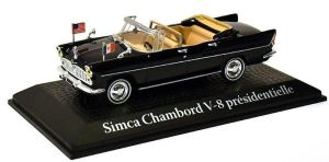 OLD RARE NOREV SIMCA CHAMBORD PRESIDENCE 1958 V8 2.4 L NOIRE REF 91 1/43 IN BOX
