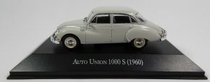 MAGARG37 - AUTO UNION 1000S 1960 berline 4 portes grise vendue sous blister
