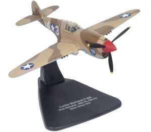 OXFAC127 - Avion militaire CURTISS P40-F WARHAWK X43 - MISS MEMPHIS - Afrique du Nord