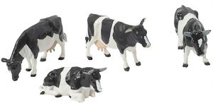 BRI40961 - 4 Vaches HOLSTEIN