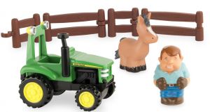BRI43067 - Coffret de la ferme avec tracteur JOHN DEERE et accessoires