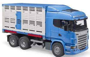 SCANIA R Highline 6x4 avec bétaillère déposable et 1 bovin