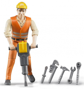 BRU60020 - Homme avec marteau piqueur et outils Ech:1/16