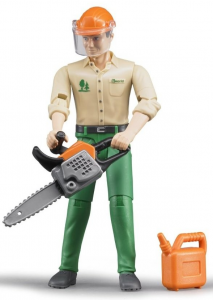 BRU60030 - Homme avec tronconneuse Ech:1/16