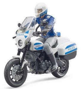 BRU62731 - Moto de police DUCATI Scrambler avec chauffeur