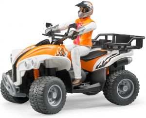 Quad avec personnage Ech:1/16 par BRUDER BRU63000