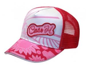 Casquette pour enfant en maille CASE IH Rose