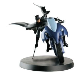 Figurine DC Comics BATMAN avec sa BATCYCLE