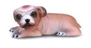 Chiot Bulldog Anglais couché