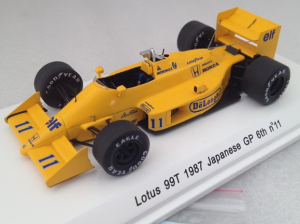 RECR70184 - LOTUS 99TB #11 6ème GP F1 Japon 1987 S.Nakajima