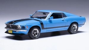 IXOCLC569 - FORD Mustang Boss 302 1970 Bleu