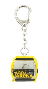 JC80816 - Porte-Clés télécabine OMEGA V jaune - ZILLETRAL