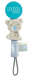 Attache-sucette Choco/menthe - Ours