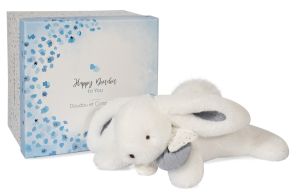 HAPPY GLOSSY - Pantin pompon blanc