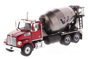 WESTERN STAR 4700SF Toupie 6x4 Rouge et gris