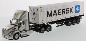 DCM71069 - PETERBILT 579 6x2 avec porte container et container 40 Pieds MAERSK