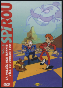DVD Spirou Vol 2 épisodes La Vallée Des Bannis et L 'ile Du Joueur Fou