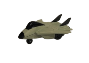 NEW01277C - Avion de chasse gris à friction