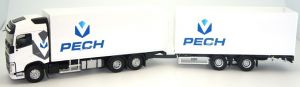 VOLVO FH4 500 6x2 porteur caisse rigide et remorque 2 essieux Transports PECH limité à 100 exemplaires