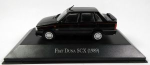 MAGARGAQV14 - FIAT Duna SCX 1989 berline 4 portes noire vendue sous blister