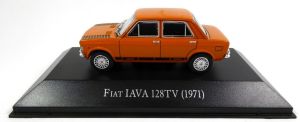 MAGARG36 - FIAT Iava 128 TV 1971 orange berline 4 portes vendue sous blister