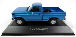 FORD F-100 pick-up 1982 bleu vendu sous blister