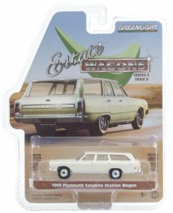 PLYMOUTH Satellite Station Wagon break 1969 blanc vendue sous blister