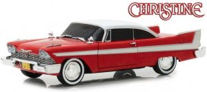 GREEN84082 - PLYMOUTH Fury 1958 rouge toit blanc version maléfique vitres fumées du film Christine