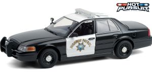 GREEN85523 - FORD Crown Victoria Police Interceptor 2008 police américaine California Highway patrol