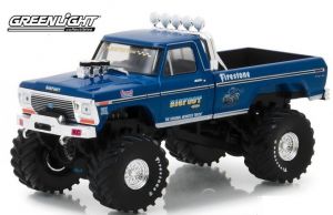 GREEN86097 - FORD F-250 monster truck Bigfoot #1 1974 bleu