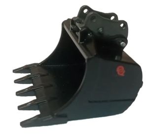 GF108-4 - Godet à 5 dents OilQuick pour pelle de 24 à 33 Tonnes