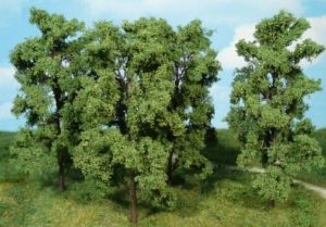 HEK1763 - Lot de 4 arbres à feuilles 18 cm