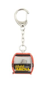 JC80815 - Porte-Clés télécabine OMEGA V rouge - ZILLETRAL