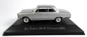 MAGARG03 - IKA Torino 380 W berline 2 portes 1967 grise métallisée vendue sous blister