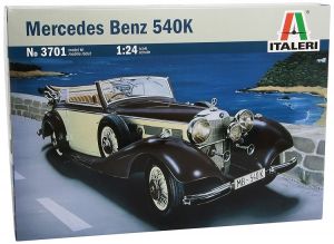 MERCEDES BENZ 540K cabriolet maquette à monter et à peindre