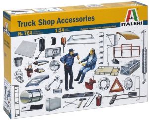 Accessoires divers pour camion ITALERI maquette à monter et à peindre